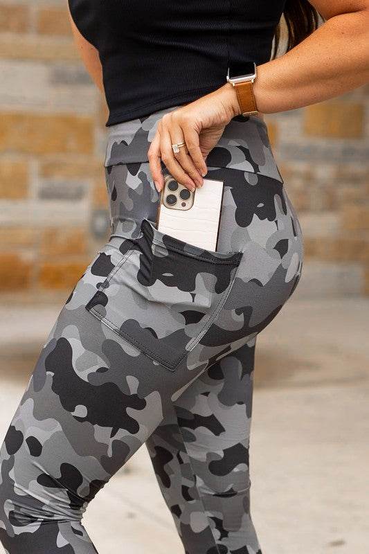 Ace Camo Full Length Leggings - Shop Style & More | Fresh Looks, Everyday Deals & Free Shipping
