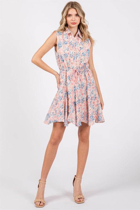 Floral Eyelet Mini Dress - Shop Style & More | Fresh Looks, Everyday Deals & Free Shipping