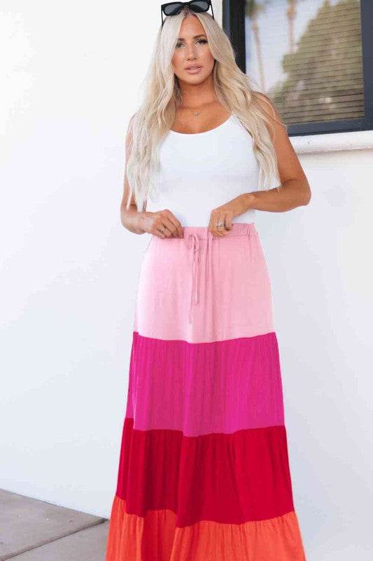Mariana Tiered Maxi Skirt - Shop Style & More | Fresh Looks, Everyday Deals & Free Shipping