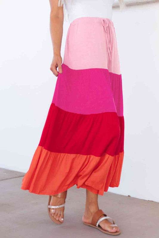 Mariana Tiered Maxi Skirt - Shop Style & More | Fresh Looks, Everyday Deals & Free Shipping