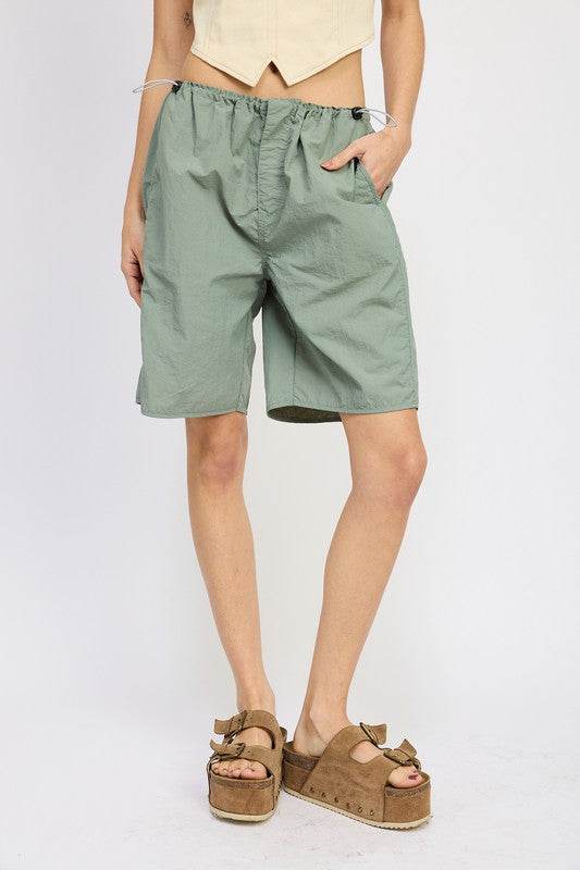 CONTRASTED BERMUDA SHORTS - Shop Style & More | Fresh Looks, Everyday Deals & Free Shipping