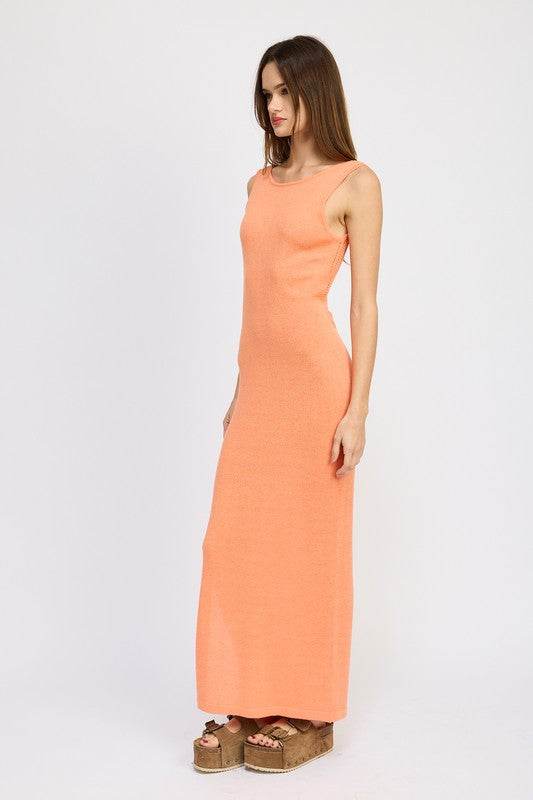 CROCHET MAXI DRESS WITH BACK TIE DETAIL - Shop Style & More | Fresh Looks, Everyday Deals & Free Shipping