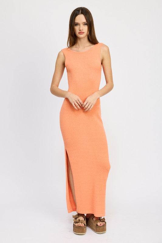 CROCHET MAXI DRESS WITH BACK TIE DETAIL - Shop Style & More | Fresh Looks, Everyday Deals & Free Shipping