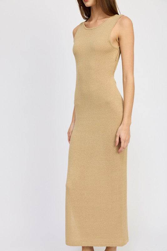 CROCHET MAXI DRESS WITH BACK TIE DETAIL - Shop Style & More | Fresh Looks, Everyday Deals & Free Shipping