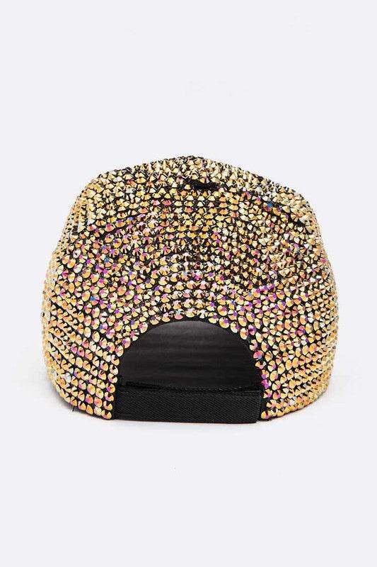 Full Stone Iconic Gold AB Baseball Cap - Shop Style & More | Fresh Looks, Everyday Deals & Free Shipping