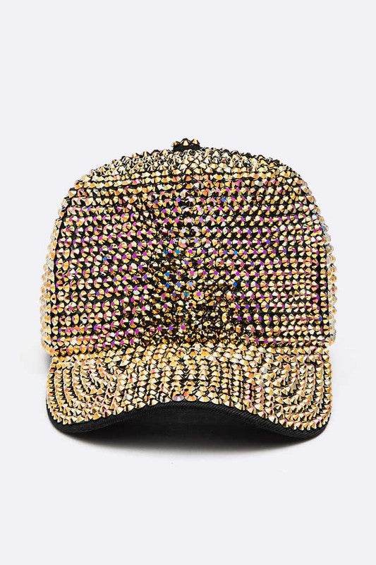 Full Stone Iconic Gold AB Baseball Cap - Shop Style & More | Fresh Looks, Everyday Deals & Free Shipping