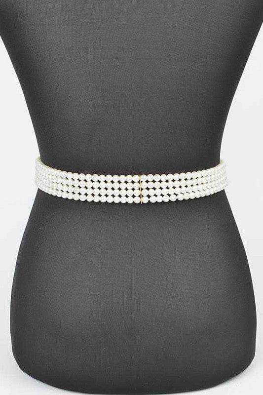 Faux Pearl Classy Elastic Belt - Shop Style & More | Fresh Looks, Everyday Deals & Free Shipping