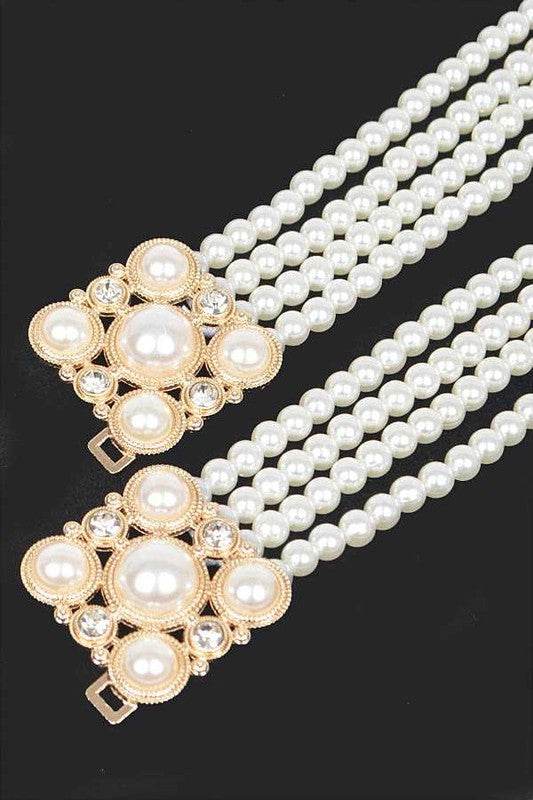 Faux Pearl Classy Elastic Belt - Shop Style & More | Fresh Looks, Everyday Deals & Free Shipping