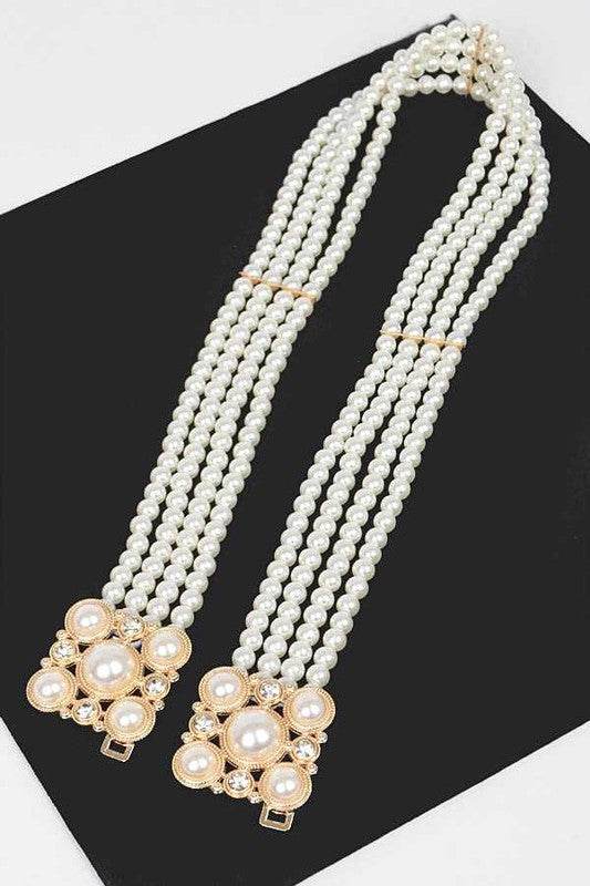 Faux Pearl Classy Elastic Belt - Shop Style & More | Fresh Looks, Everyday Deals & Free Shipping
