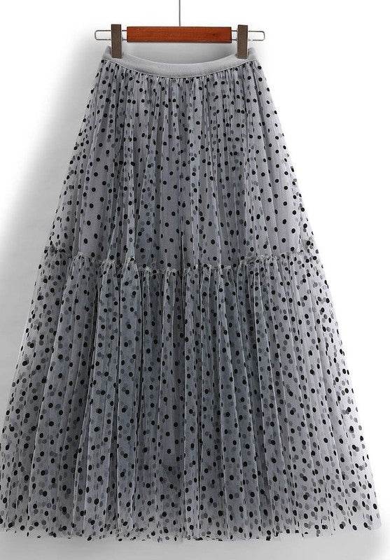 Polka Dot Midi Skirt - Shop Style & More | Fresh Looks, Everyday Deals & Free Shipping