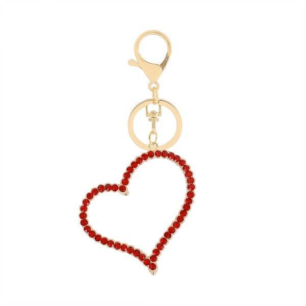 LARGE RHINESTONE HEART KEY HOLDER - Shop Style & More | Fresh Looks, Everyday Deals & Free Shipping