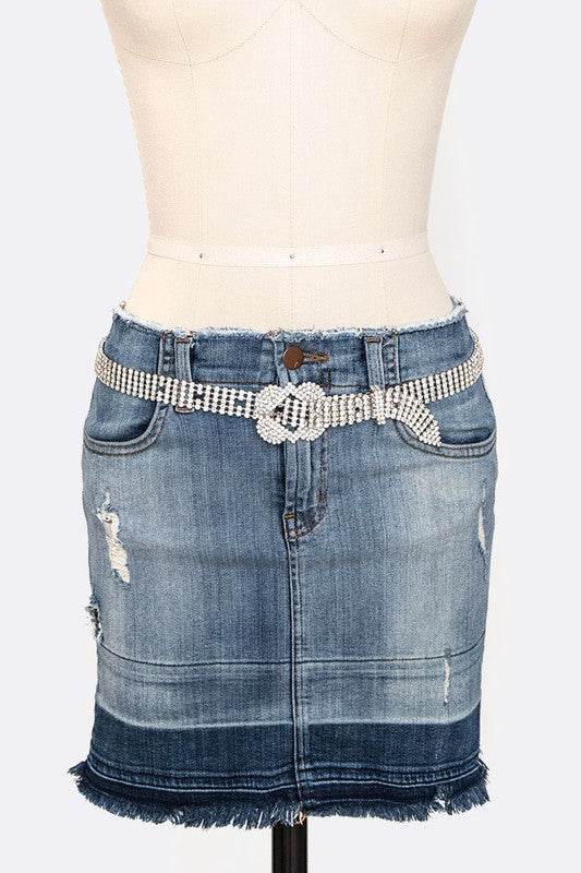 Statement Buckle Rhinestone Belt - Shop Style & More | Fresh Looks, Everyday Deals & Free Shipping