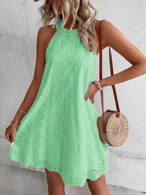 Eyelet short dress - Shop Style & More | Fresh Looks, Everyday Deals & Free Shipping