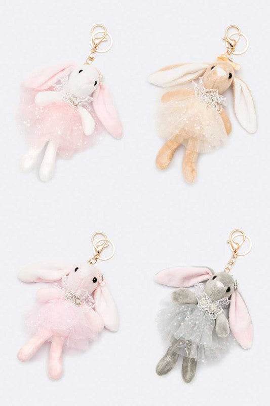 Bunny Keychains Set 4 PCS - Shop Style & More | Fresh Looks, Everyday Deals & Free Shipping