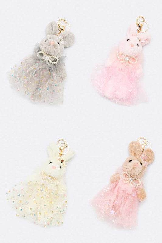 Bunny Keychains Set 4 PCS - Shop Style & More | Fresh Looks, Everyday Deals & Free Shipping