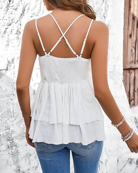 Babydoll V-Neck top - Shop Style & More | Fresh Looks, Everyday Deals & Free Shipping