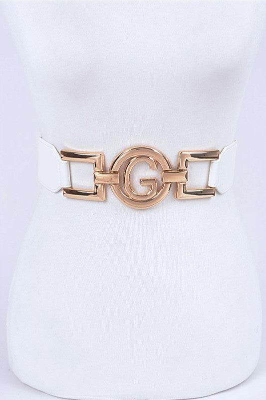 Plus Size G Logo Elastic Belt - Shop Style & More | Fresh Looks, Everyday Deals & Free Shipping