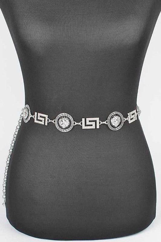 Lion Emblem Iconic Chain Belt - Shop Style & More | Fresh Looks, Everyday Deals & Free Shipping