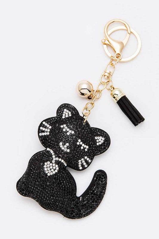 Black Cat Crystal Key Chain - Shop Style & More | Fresh Looks, Everyday Deals & Free Shipping