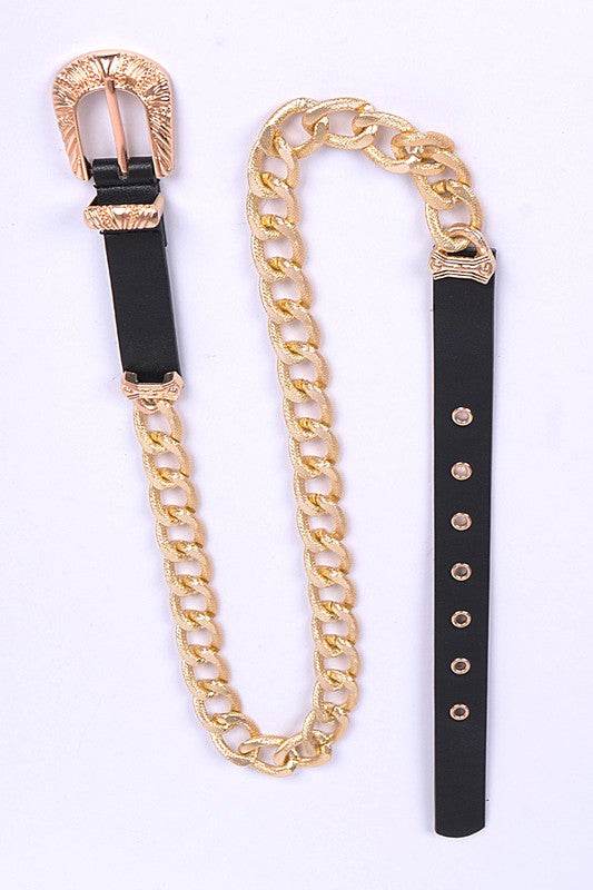 Chunky Chain Accent Iconic Belt - Shop Style & More | Fresh Looks, Everyday Deals & Free Shipping