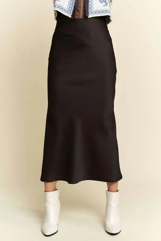 Davi & Dani High Waist Midi Skirt - Shop Style & More | Fresh Looks, Everyday Deals & Free Shipping