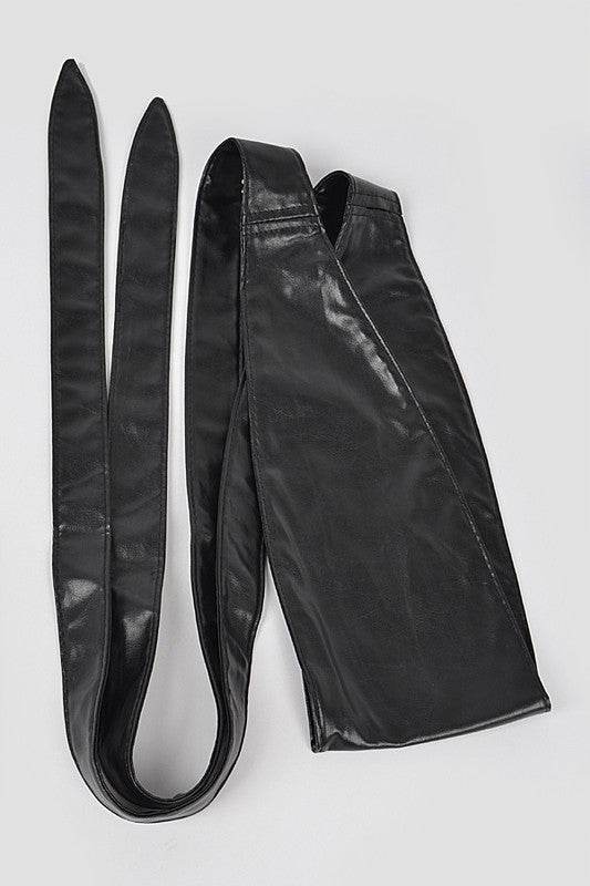 Faux Leather Wrap Around Obi Belt - Shop Style & More | Fresh Looks, Everyday Deals & Free Shipping