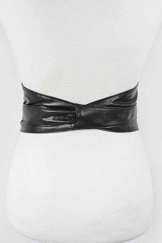 Faux Leather Wrap Around Obi Belt - Shop Style & More | Fresh Looks, Everyday Deals & Free Shipping