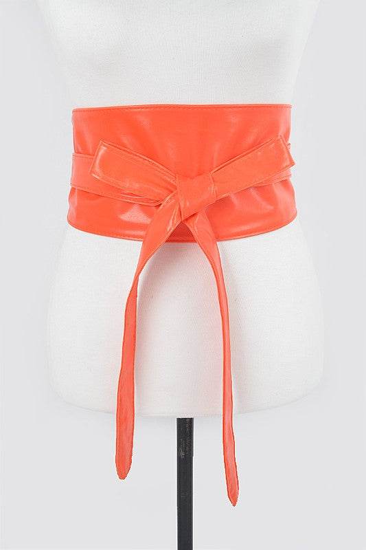 Faux Leather Wrap Around Obi Belt - Shop Style & More | Fresh Looks, Everyday Deals & Free Shipping
