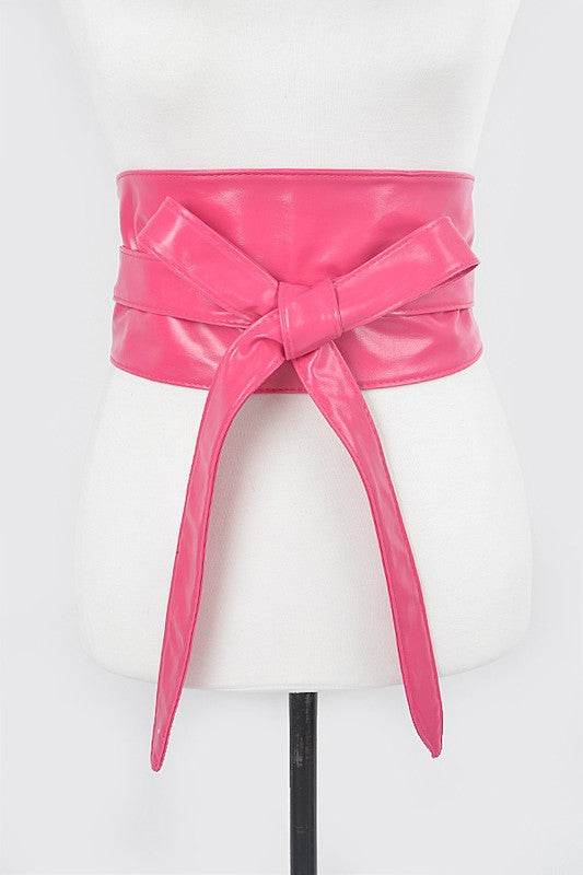 Faux Leather Wrap Around Obi Belt - Shop Style & More | Fresh Looks, Everyday Deals & Free Shipping