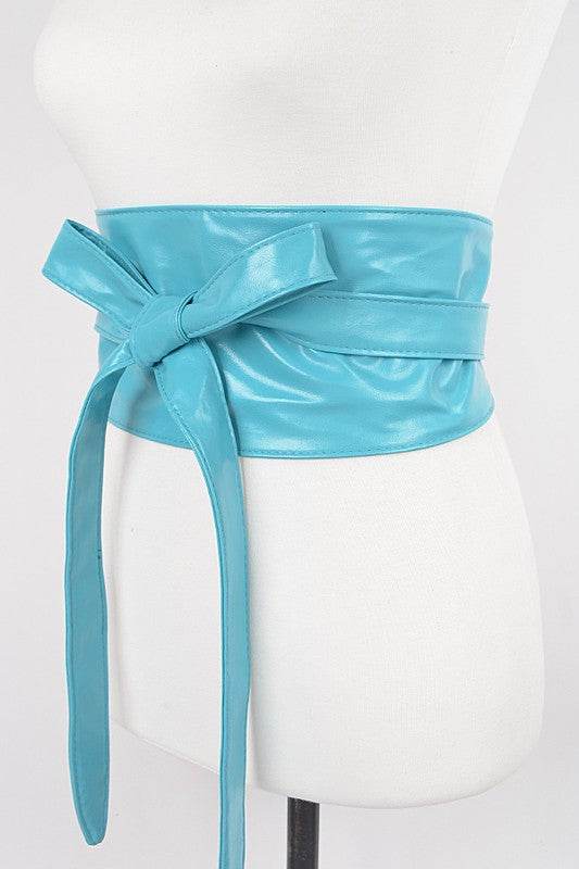 Faux Leather Wrap Around Obi Belt - Shop Style & More | Fresh Looks, Everyday Deals & Free Shipping