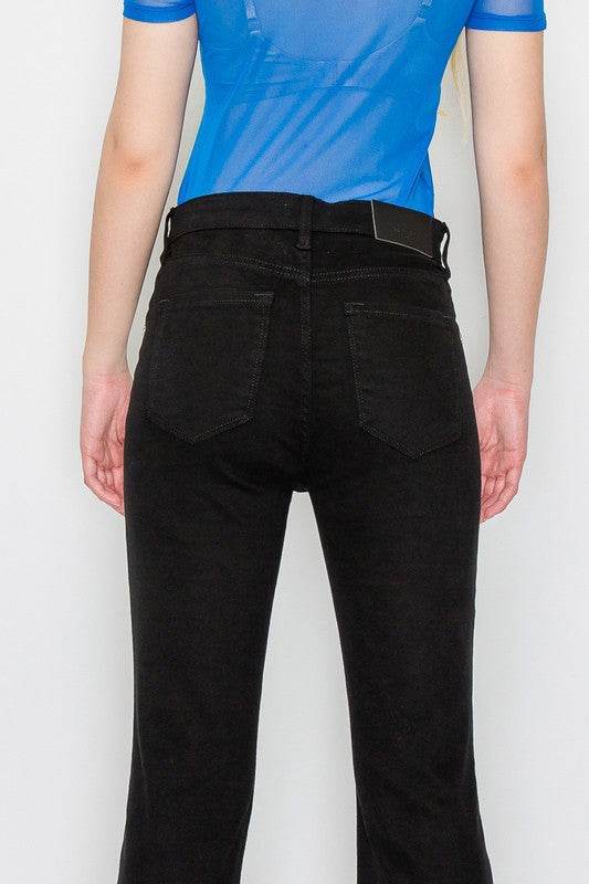 FESTIVAL HIGH RISE CROSS OVER FLARE JEANS - Shop Style & More | Fresh Looks, Everyday Deals & Free Shipping