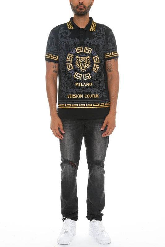 Version Couture Polo Button Down Shirt - Shop Style & More | Fresh Looks, Everyday Deals & Free Shipping