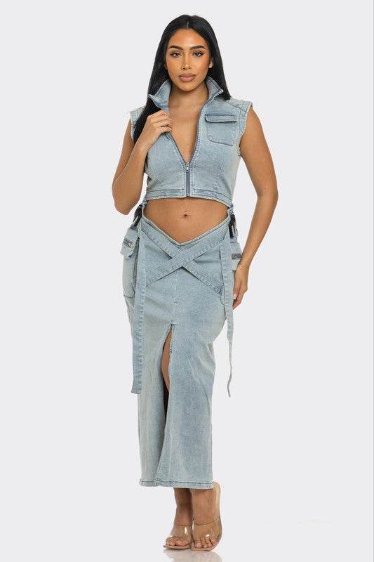 Modern Edge Denim dress - Shop Style & More | Fresh Looks, Everyday Deals & Free Shipping