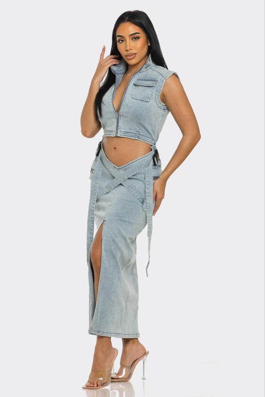 Modern Edge Denim dress - Shop Style & More | Fresh Looks, Everyday Deals & Free Shipping