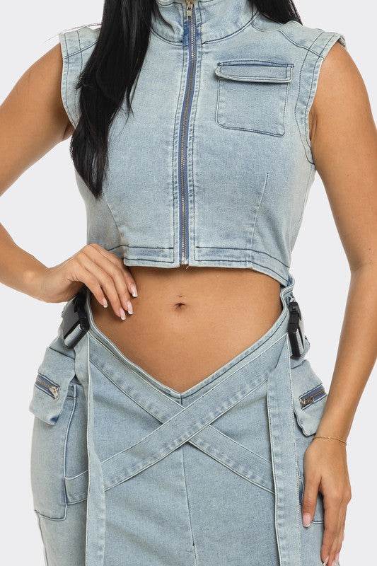 Modern Edge Denim dress - Shop Style & More | Fresh Looks, Everyday Deals & Free Shipping
