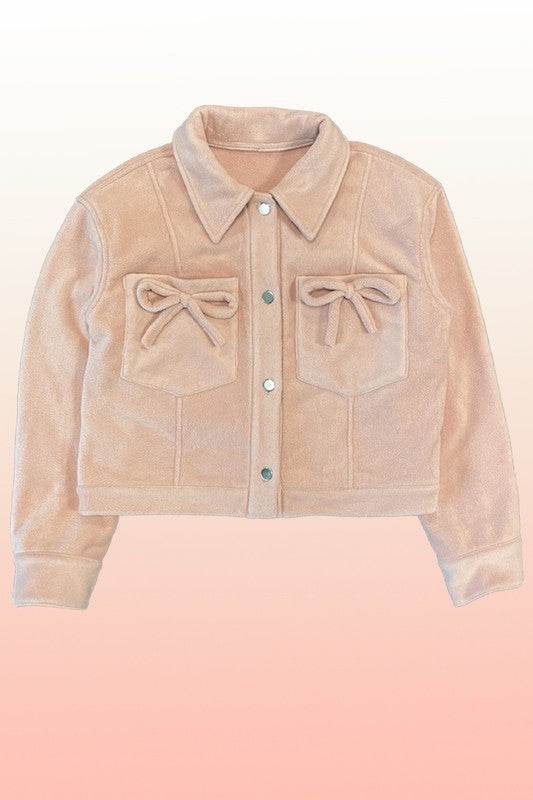 Fleece bow jacket - Shop Style & More | Fresh Looks, Everyday Deals & Free Shipping