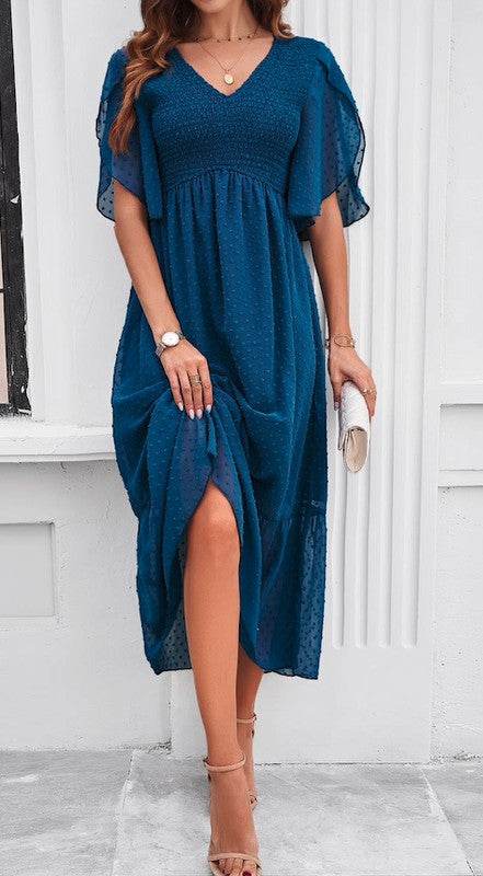 Swiss dot ruffled dress - Shop Style & More | Fresh Looks, Everyday Deals & Free Shipping