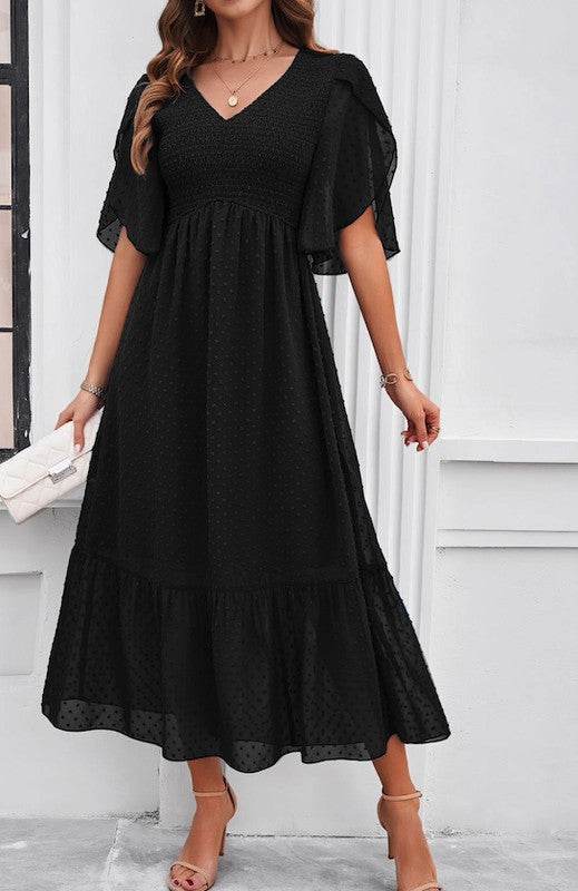 Swiss dot ruffled dress - Shop Style & More | Fresh Looks, Everyday Deals & Free Shipping