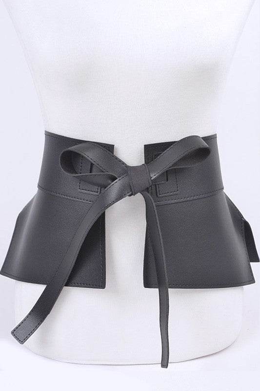 Iconic Faux Leather Skirt Tie Belt - Shop Style & More | Fresh Looks, Everyday Deals & Free Shipping