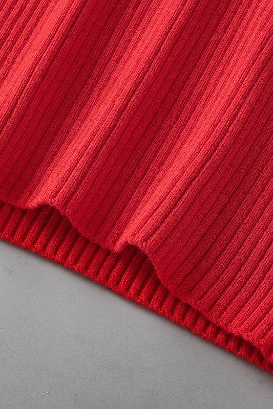 Colorblock Edge Ribbed Knit U Neck Tank Top - Shop Style & More | Fresh Looks, Everyday Deals & Free Shipping