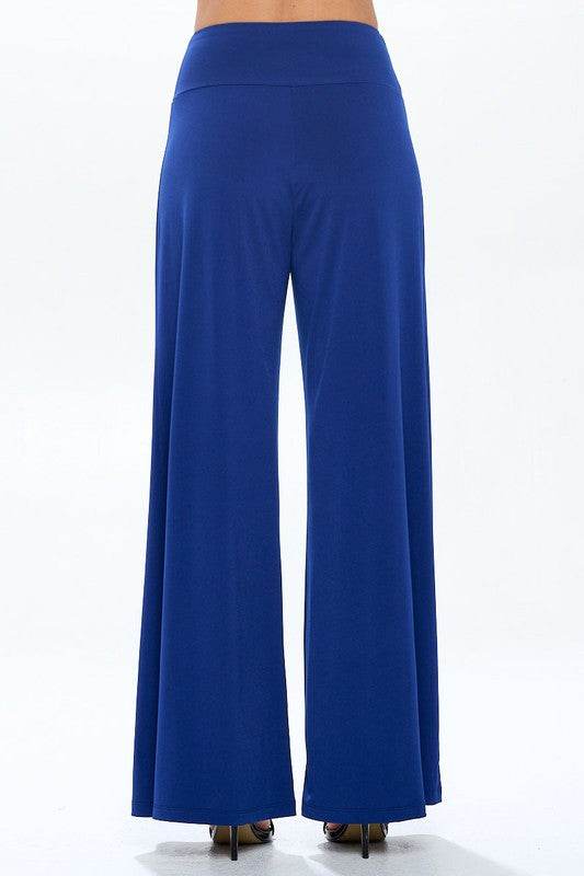 Made in USA Solid Wide Leg Pants w Thick Waistband - Shop Style & More | Fresh Looks, Everyday Deals & Free Shipping