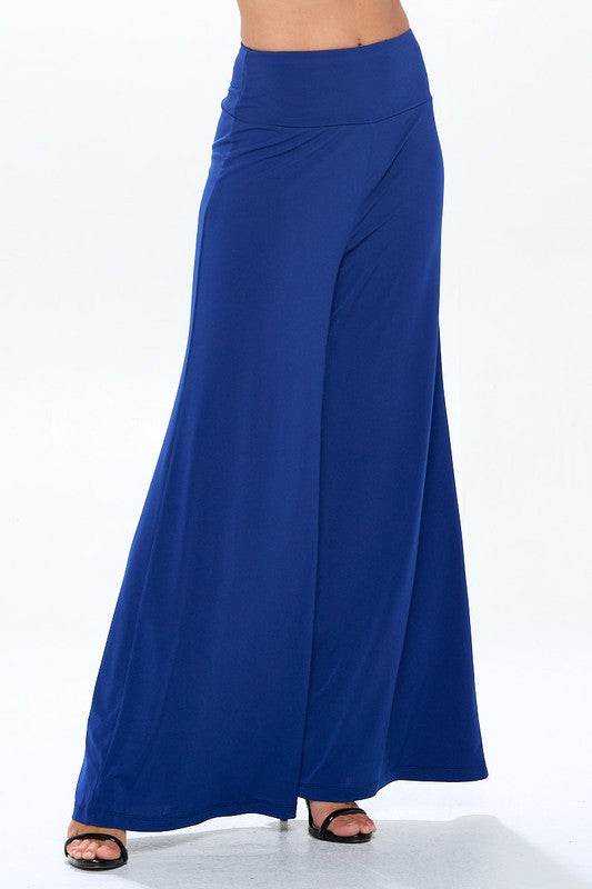 Made in USA Solid Wide Leg Pants w Thick Waistband - Shop Style & More | Fresh Looks, Everyday Deals & Free Shipping