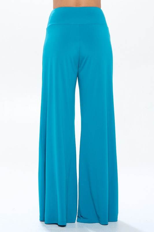 Made in USA Solid Wide Leg Pants w Thick Waistband - Shop Style & More | Fresh Looks, Everyday Deals & Free Shipping