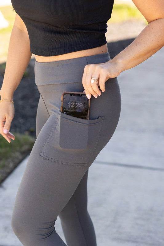 Charcoal CAPRI with POCKETS - Shop Style & More | Fresh Looks, Everyday Deals & Free Shipping