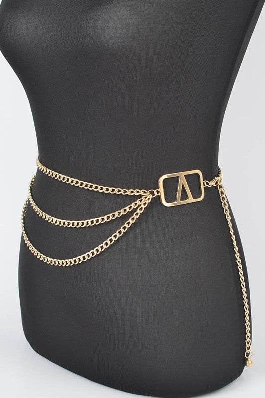 Iconic Logo Layered Chain Belt - Shop Style & More | Fresh Looks, Everyday Deals & Free Shipping