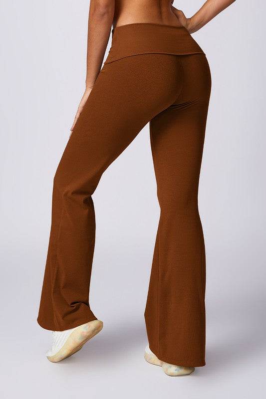 High-waisted hip-lifting flared casual sport pants - Shop Style & More | Fresh Looks, Everyday Deals & Free Shipping