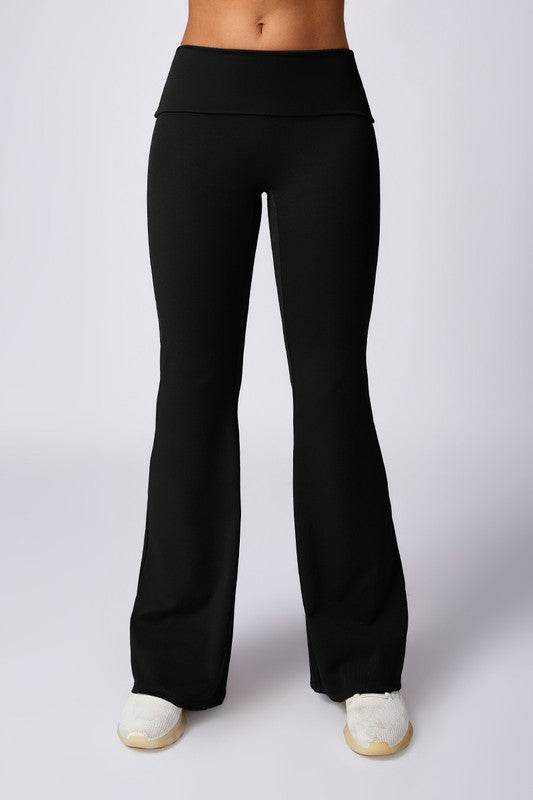 High-waisted hip-lifting flared casual sport pants - Shop Style & More | Fresh Looks, Everyday Deals & Free Shipping