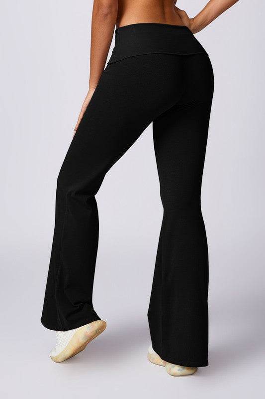 High-waisted hip-lifting flared casual sport pants - Shop Style & More | Fresh Looks, Everyday Deals & Free Shipping