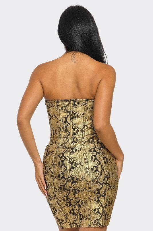 Serpentine Glamour Bodycon Dress - Shop Style & More | Fresh Looks, Everyday Deals & Free Shipping