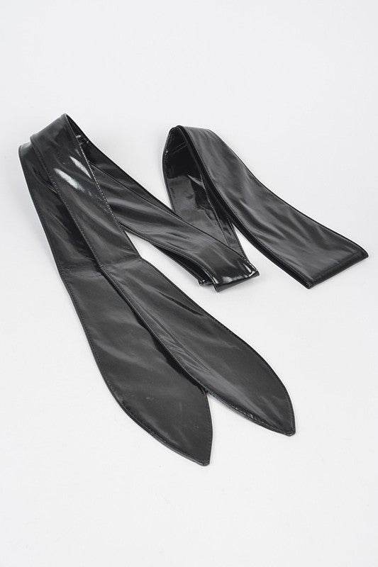 Patent Finish Obi Tie Belt - Shop Style & More | Fresh Looks, Everyday Deals & Free Shipping